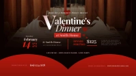 Valentine's Dinner Twitter Post template