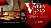 Valentine's Dinner Twitter Post template