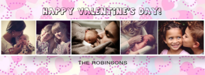 Valentine's Facebook Photo Collage Facebook-coverfoto template