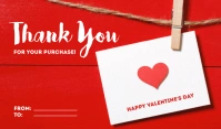 Valentine's Gift Tag template