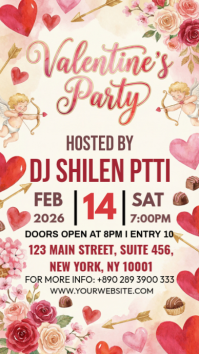 Valentine's Party Indaba yaku-Instagram template