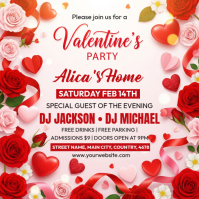 Valentine's Party Instagram Post template