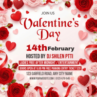 Valentine's Party Instagram Post template
