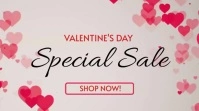 Valentine's Sale Video Template Digitalanzeige (16:9)