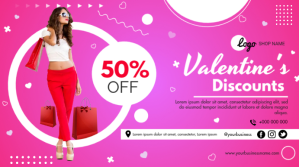 Valentine's Sales Presentatie (16:9) template