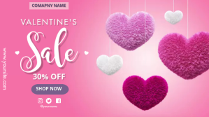 Valentine's Sales Presentazione (16:9) template