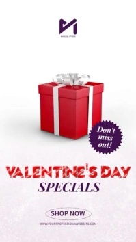 Valentine's Special Deal Vertical Video Digital Display (9:16) template