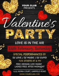 valentine, valentine's day, valentines day Iflaya (Incwadi ye-US) template