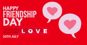 Valentine’s day , friendship day ภาพที่แชร์บน Facebook template