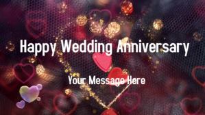 Wedding Anniversary Card Facebook-omslagvideo (16: 9) template