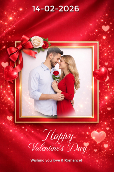 Valentine’s Day Love Poster Template | PosterMyWall