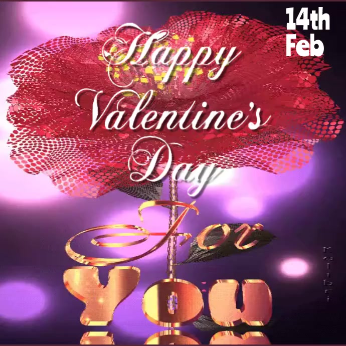 Valentine's (2) Quadrato (1:1) template