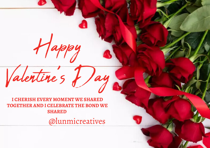 Valentine's appreciation card Template | PosterMyWall