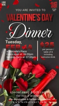 valentine's day, brunch, event, 2025 valentine brunch Instagram Story template