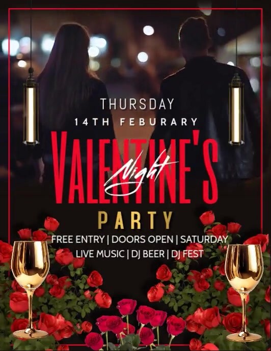 valentine's day, romantic,valentine sale Ulotka (US Letter) template