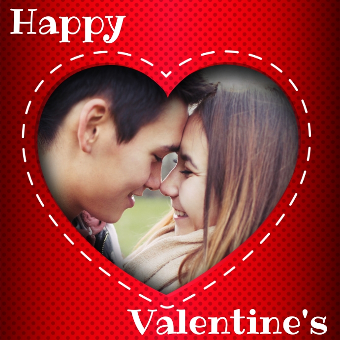 Valentine's Day, Valentine's Greetings Wpis na Instagrama template
