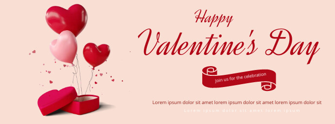 Valentine's day,valentine party,event Zdjęcie w tle na Facebooka template
