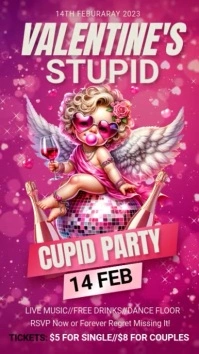 Valentine's day,valentine party,event Instagram Story template