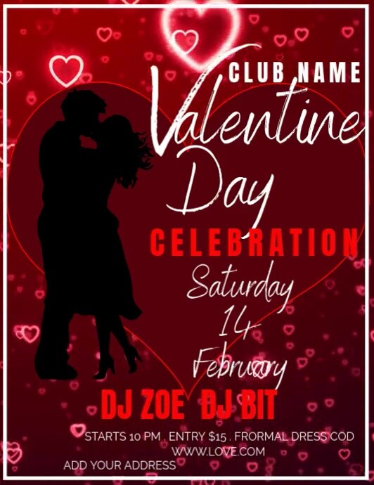 VALENTINE'S DAY (1) Flyer (US Letter) template