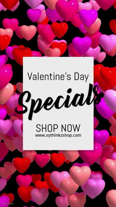 valentine's day advert video promo shopping s Instagram Story template