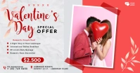 Valentine's Day Banner Facebook Shared Image template
