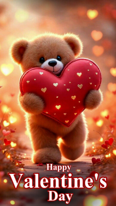 Valentine's Day Celebration Instagram Story template