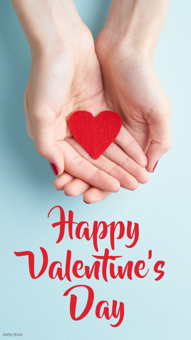 valentine's day Instagram Story template