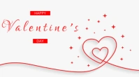 Valentine's Day Affichage numérique (16:9) template