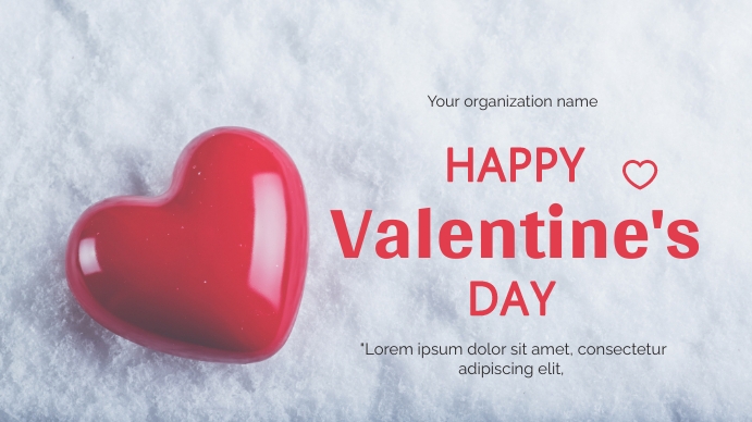 valentine's day Presentation (16:9) template