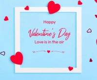 valentine's day สามเหลี่ยมขนาดกลาง template