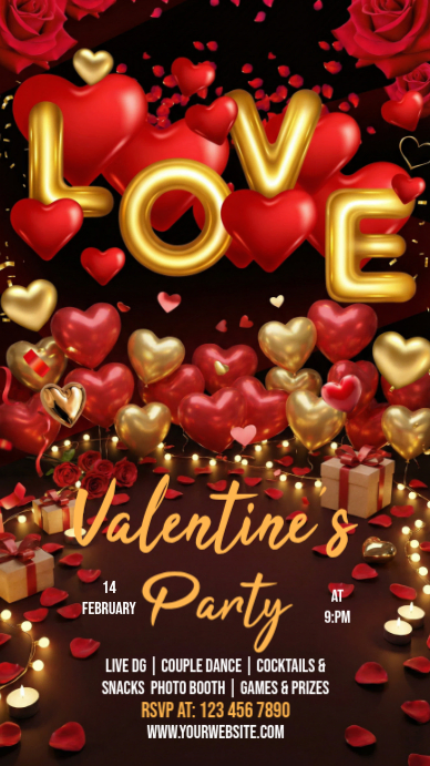 Valentine's day Template | PosterMyWall