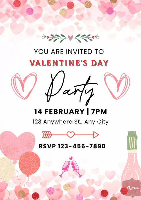 Valentine's Day Template | PosterMyWall