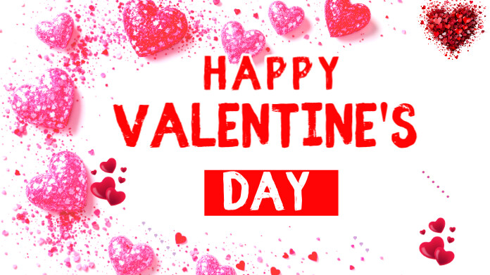 valentine's day Wpis na Twittera template