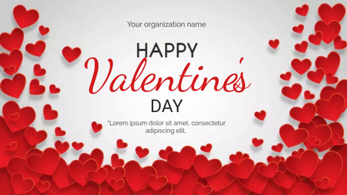 valentine's day Prezentacja (16:9) template