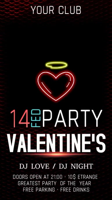 Valentine's Day Display template