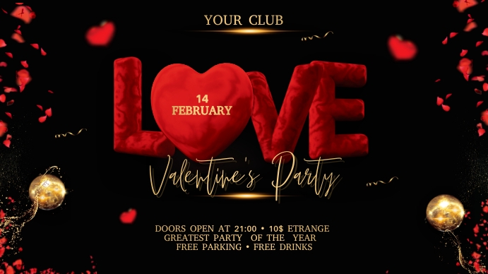 Valentine's Day Display template