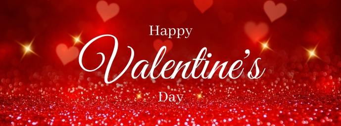 Valentine's day facebook cover photo template