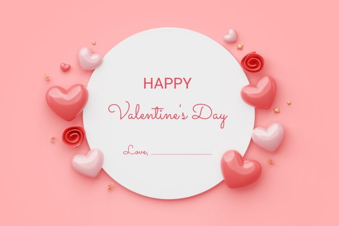 Valentine's Day Giftcard Template | PosterMyWall