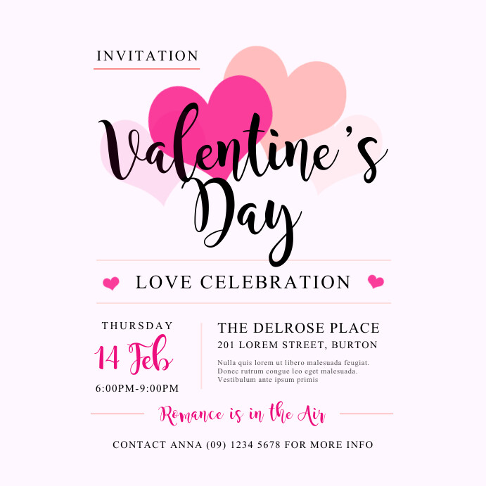 Valentine's Day Instagram Post Template | PosterMyWall