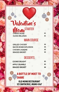 VALENTINE'S DAY MENU Media Página Ancho template