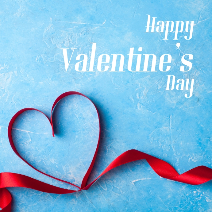 valentine's day post Square (1:1) template