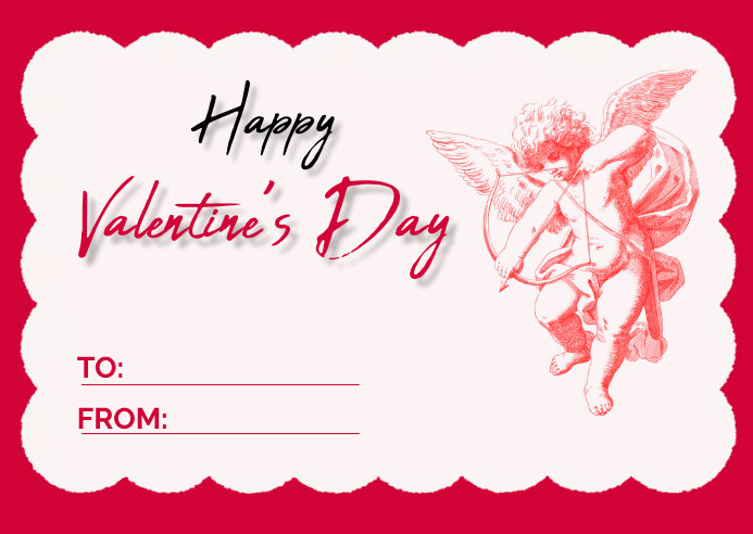 Valentine's Day Postcard Template | PosterMyWall