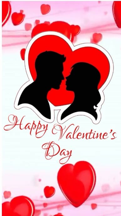 Valentine's Day reel Rolka Instagram template