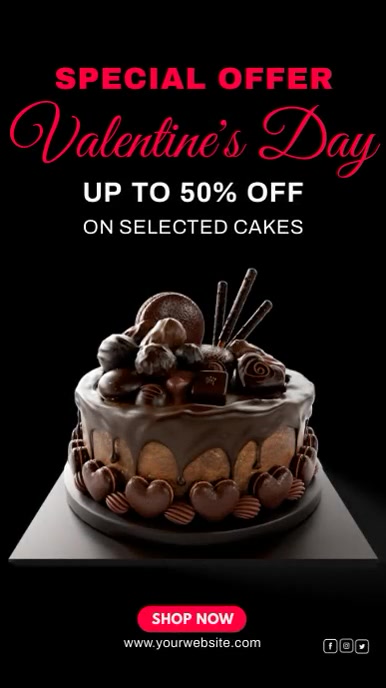 Valentine's Day Sale Template Instagram Story