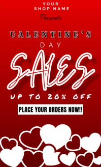 Valentine's day Sales design template Legale USA