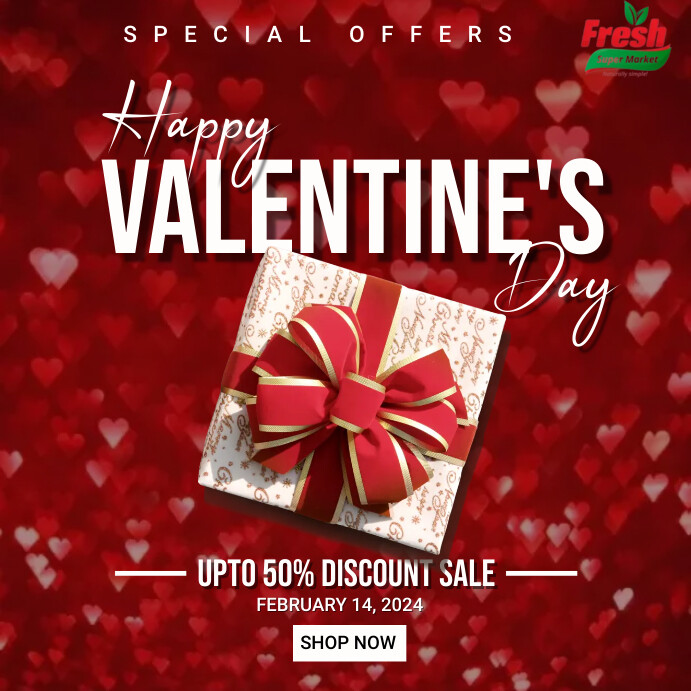 valentine's day sales Template PosterMyWall