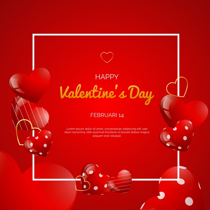 Valentine's Day Social Media Template | PosterMyWall