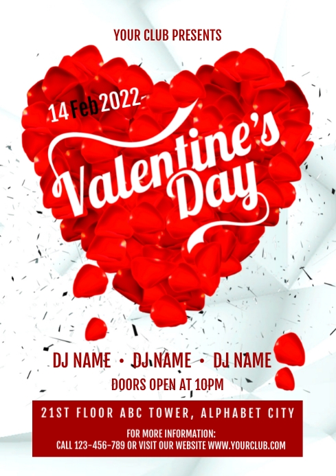 Valentine's Day Template | PosterMyWall