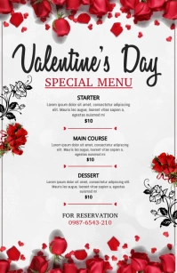 Valentine's Day Template Isigamu Sekhasi Ububanzi
