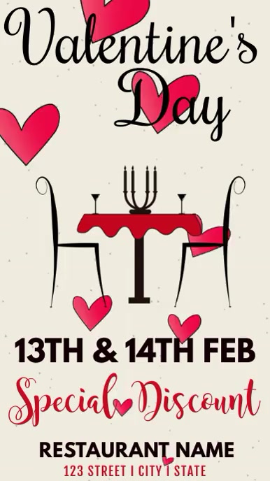 Valentine's Day Template Instagram Story